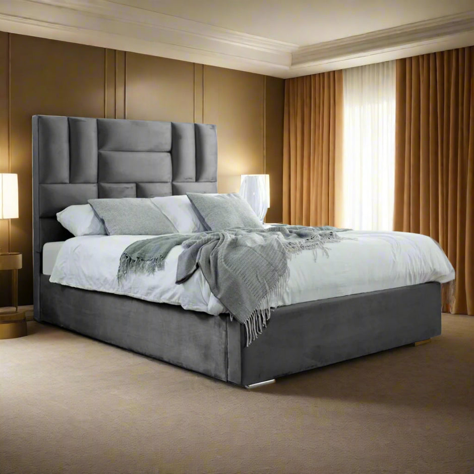 king Size Bed With Frame - Modern Seoul Bed Frame
